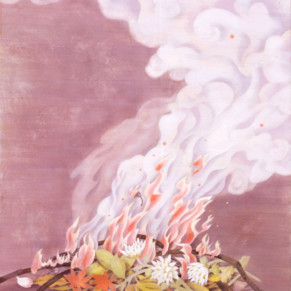 堀文子《秋炎》