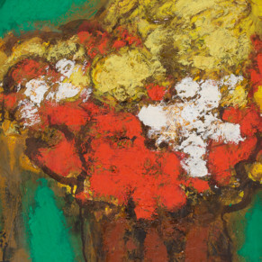 三岸節子《花 軽井沢にて》